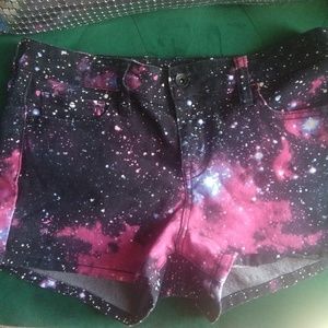 LoveSick Galaxy Shorts -Low Rise